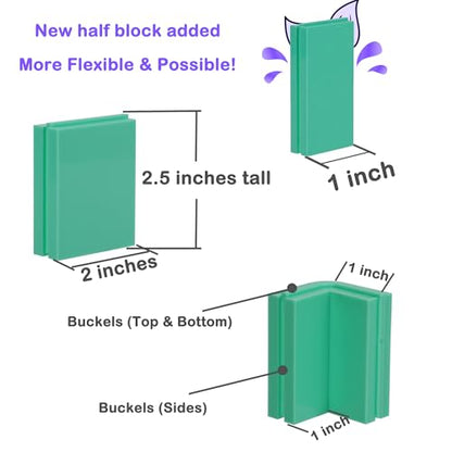 Adjustable Mold Housing Kit for Silicone Mold Making Upgraded 2 Sets | Easy DemoldingBox - Free Combination & Tierable- Ideal for Silicone/Soap/Wax Molds - Half Pieces Upgraded - size: Upgraded 2 Sets