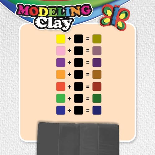 BAZIC Products Black Modeling Clay, 1 lb - color: Black, size: 1-Pack
