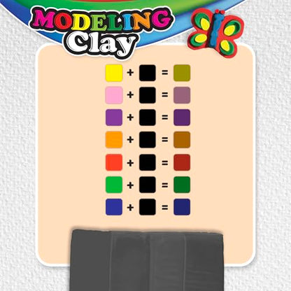 BAZIC Products Black Modeling Clay, 1 lb - color: Black, size: 1-Pack