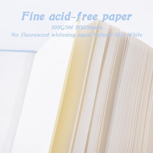 Mix Media Pad,3.5"x5.5" Small Hardcover Leather Art Sketchbook,105 GSM 200 Sheets/400 Pages Acid Free Artistic Painting Drawing Sketching Writing Paper, Handy Pocket Journal Notebook.Blue - color: 105gsm-blue