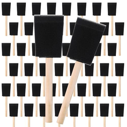 Foam Paint Brushes, 2 Inch, 48 Pack Sponge Brushes for Painting - size: 2 inch, 48 pack
