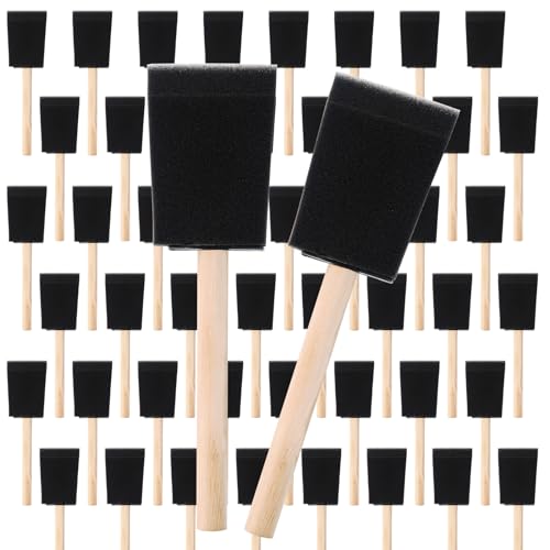 Foam Paint Brushes, 2 Inch, 48 Pack Sponge Brushes for Painting - size: 2 inch, 48 pack