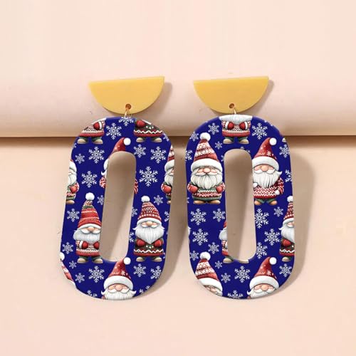 10 Pcs Christmas Polymer Clay Transfer Paper, Xmas Snowflake Santa Clause 2 Design Water Soluble Transfer Sheets for Polymer Clay Earrings Jewelry Making DIY Projects 5.82X3.93 inch