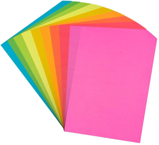 Colored Print&Copy Paper 8.5x11 Inches,180 Sheets 9 Colors Pastel A4 Printer Paper 20 lb/90GSM Colored Multipurpose Computer Pastel Paper for Office Printer School Cutting DIY - color: Gradient