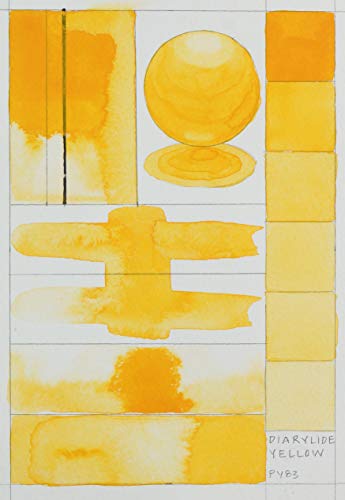 GOLDEN QoR Artist Watercolors, Diarylide Yellow, 11 ml Tube, Professional Watercolor Paint, Semi-Opaque - color: Diarylide Yellow