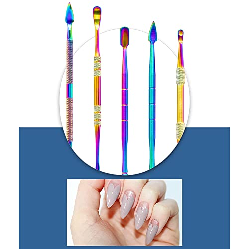 suiwotin 12PCS Wax Carving Tool, Rainbow & Silver - color: Rainbow&Silver - 14PCS