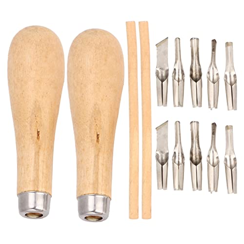 Joyzan Linoleum Cutter Kit, Linocut Carving Tools Assortment Cutting Lino