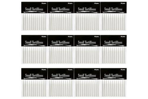 Creative Mark Blending Tortillions - Soft Paper Felts, Traditional Blenders Easily Sharpened or Sanded - [Set of 144 - Small] - size: Small - 144 Pack