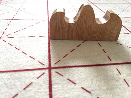 Easyou Chinese Calligraphy Felt Mat Sumi Painting Desk Pad 50 * 70cm (19.6"*27.5") Thick - color: Gridded Calligraphy desk pat 70*50cm