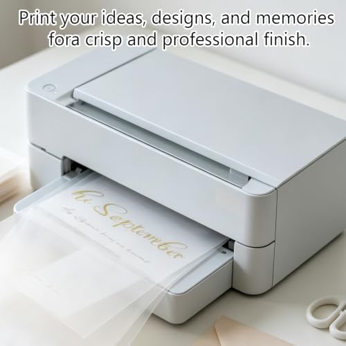 LANIAKEA 200 Sheets Translucent Vellum Paper 11x17 Vellum Tracing Paper Printable Transparent Printer Sheets for Invitations, Sketching & Drawing, Gift Box Liners - size: 11x17inch-200Sheets