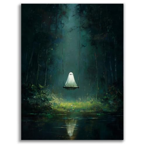 Gemozaic Halloween Ghost Paint by Numbers Kit for Adults, Unframed, 12x16 - color: MT23101