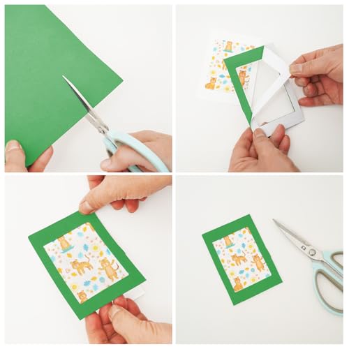 MEARCOOH Self Adhesive Foam Sheets, Green 9x12 Inch 2mm Sticky Eva Foam Paper for Crafts Cardmaking Photo Frames Classroom Scrapbooking Christmas Crafts (Green 10 Sheets) - color: Green Self-adhesive, size: 9X12in-2mm