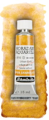 Schmincke Horadam Aquarell Super Granulation 14 916 006 Urban Yellow | 15 ml - color: 916 urban yellow, size: 0.51 Fl Oz (Pack of 1)