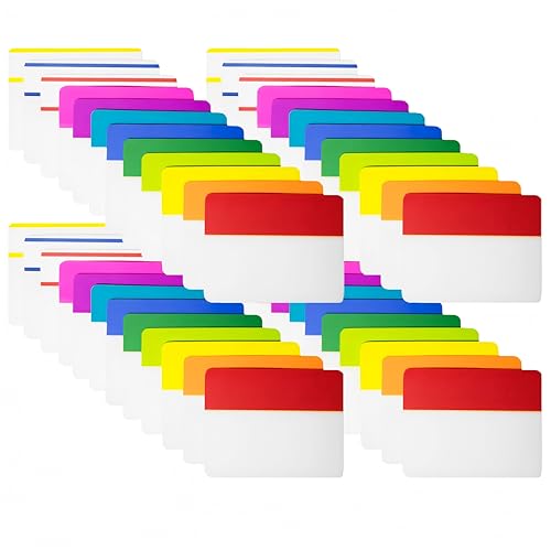 KICNIC Sticky Tabs 960 Pcs 2 Inch, Book Tabs, Annotation Tabs, Tabs for Notebooks, Removable Adhesive Flags Ultra for File, Binder, Folder, School, Office, College | Colored Page Markers Repositionable Tags, Reading Tabs, Tape Flags, for Books, Binders, N