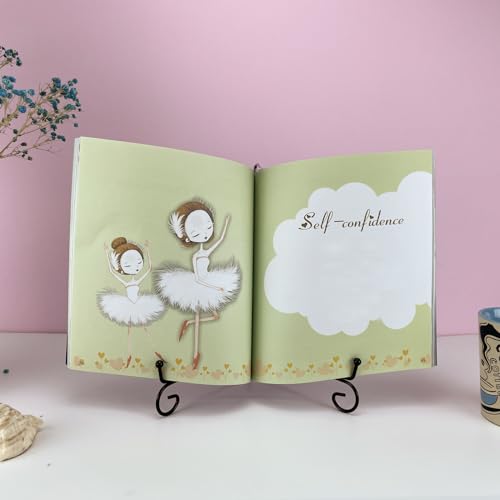 HENABLE 2PCS Premium Black Iron Plate Stands for Display 10 Inch, Decorative Solid Metal Plate Holders for Displaying, Mini Easel, Frame, Book, Card, Plaque, Bowl, Picture Stands for Display - size: 2PCS 10IN