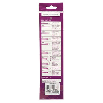 MONT MARTE Gallery Series Brush Set, Wood, Standard, L - size: Large