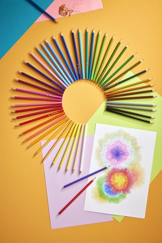 Faber-Castell Castle 111260 Colouring Pencils Set, 60 Pieces, Hexagonal, Shatterproof, for Children and Adults