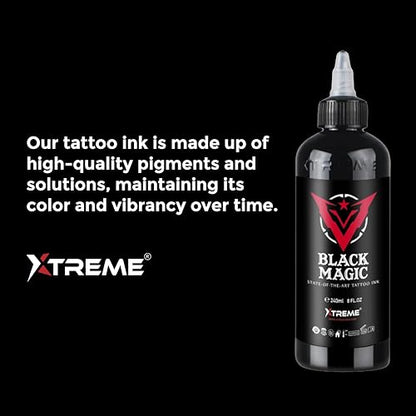 Xtreme Tattoo Ink Wetting Solution, Ultimate Solution to Keep Inks Fresh and Vibrant, Sterile, Vegan, Water-Based, Acrylic-Free (1oz) - size: 1 fl oz