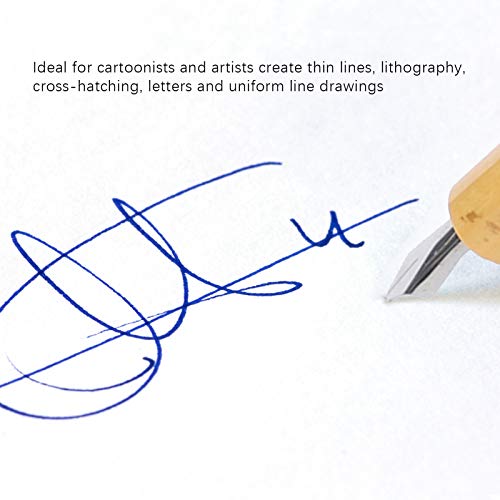 5 PCS Dip Pen, Calligraphy Bamboo Pens, Inking Pens for Drawing, Writing, Masking Fluid