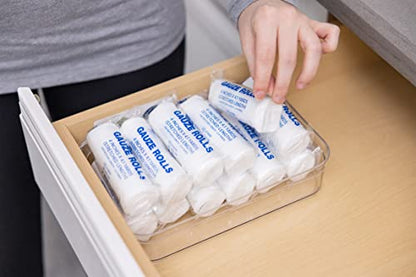 Gauze Rolls Pack of 24 – Premium Quality Lint and Latex-Free 4 inches x 4.1 Yards Conforming Stretch Bandages Designed for Effective Wound Care & Comfort - Ideal for use as a Mummy wrap - size: 4 Inch - 24 Rolls