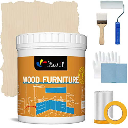 DWIL Acrylic Wood Paint for Furniture - Semi-Gloss Paint Suitable for Wood Surface Renovation, Water-Based All match Paint, Non-Toxic & Odorless, Eco-Friendly & Healthy (32OZ, Amber) - color: Amber
