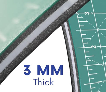 PK00013 Model GBM4080 Series 40" x 80" Professional Cutting Mat; Double-Sided Green/Black; Self-Healing; For Graphic Arts, Hobbies, Sewing, Scrapbooking, and other Cutting Projects - size: 80"L x 40"W