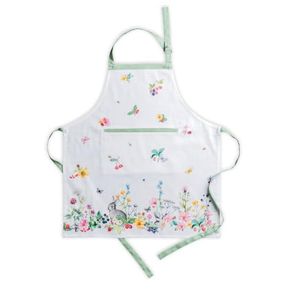 Maison d' Hermine Aprons for women with Pocket 100% Cotton (27.50"x31.50") | Adjustable Neck Strap & long ties Apron Men Chef Wedding Cooking Gardening Server Maid - color: 061 - Printemps