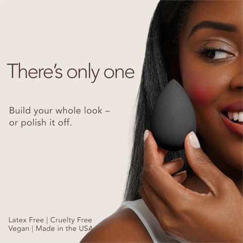 Beautyblender® | Pro Blender Makeup Sponge | Blend Liquid Foundations, Powders and Creams | Streak Free Application | Vegan, Cruelty Free | Made in USA - color: Pro Black