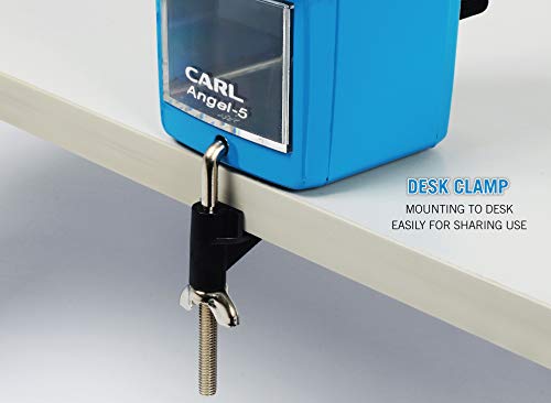 CARL Angel-5 Pencil Sharpener, Blue - color: Blue
