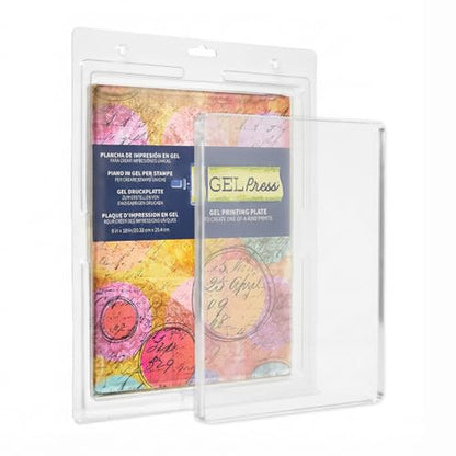 Gel Press Monoprinting Gelli Plate - (Size: 8" X 10") - 10802 | Top Gel Printing Plate for Arts & Crafts - size: 8" x 10"