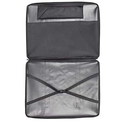 JJRING 37x28 Inch Wire Framed Art Portfolio Case Bag, Black