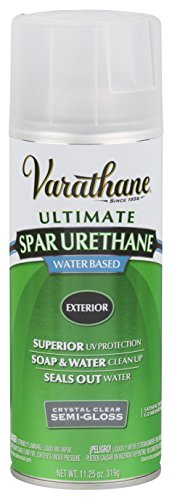 Varathane Ultimate Semi-Gloss Clear Spar Urethane Spray - size: 11.25 oz Spray, style: Semi-Gloss