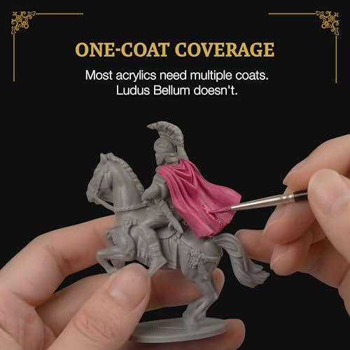 Ludus Bellum Miniature Paint Pink Color 18ml Precision Dropper Bottle | Professional Acrylic Paint for Miniatures & Models, Provides Quality Acrylic Tones and Shades for Warhammer 40K D&D Figures - color: Pink