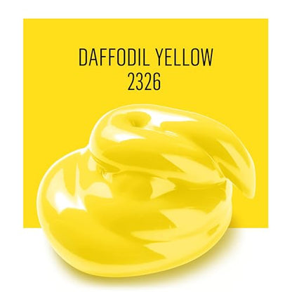 FolkArt Acrylic Paint, 8oz, Daffodil Yellow - color: Daffodil Yellow, size: 8 Fl Oz (Pack of 1)