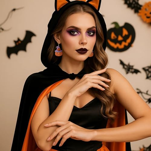 8pcs Halloween Western Polymer Clay Cutters - Fun Shapes for DIY Earrings, Dangle Earrings & Gummy Molds | Easy-to-Use Clay Cutters for Halloween Crafts - color: Halloween Ghost