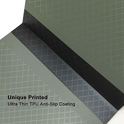SMARTOP 24"x18" Self Healing 3 Layer Folding Cutting Mat, Non-Slip Non-Reflective, Great for Crafts, Quilting, Sewing, Scrapbooking Molandi Green (Molandi Green)
