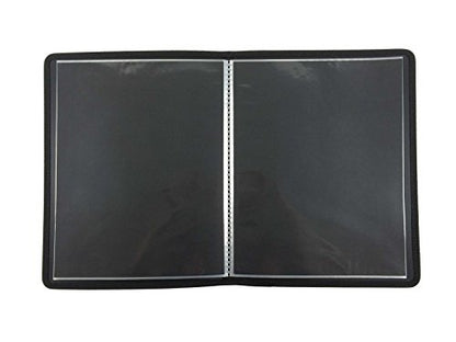 Filexec Products Art Presentation Book, 9"x12", 24Page/48 Views (93130),Black