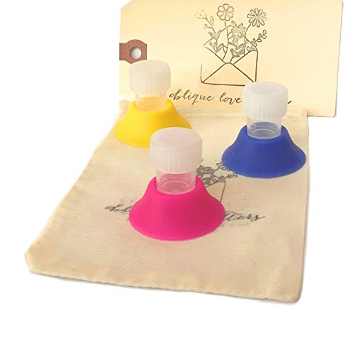Dinky Dip Ink Well 3-Pack Inkwell for Dip Pen for Drawing Calligraphy Ink Holder
