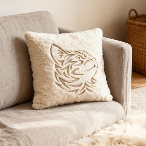 TIAMECH A4 Reusable Cool Cat Stencil for Painting | Outline Cat Layering Template, DIY Wall Art, Wood Furniture, Scrapbook & Crafts (8.3x11.7inch) - style: Cool Cat