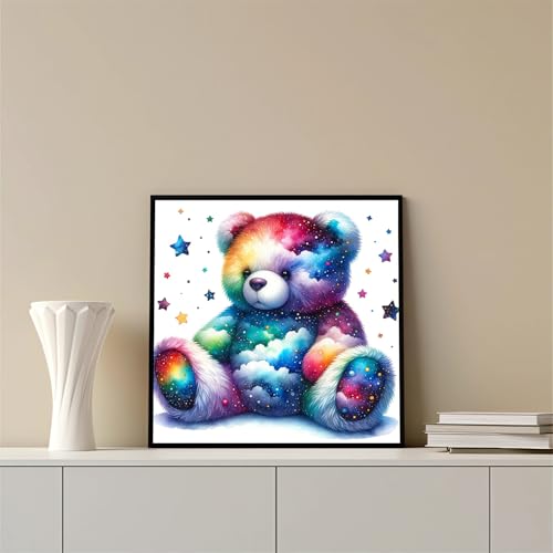 Xoaoes Bear Diamond Art Kits for Adults, Animals 5D Diamond Painting Kits - color: CM030