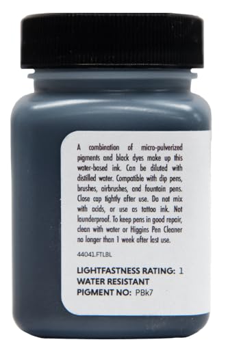 Higgins Black Eternal Ink, 2.5 Oz Bottle (44041)