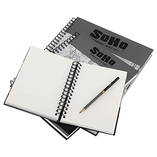 Creative Mark Cezanne Graphite Artist Drawing Pencil Set of 12 with 9x12 SoHo Urban Artist Sketchpad