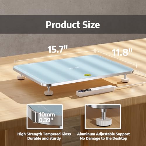 OFFNOVA Resin Heating Mat & Leveling Table, 2-in-1 Resin Tools for Epoxy Resin, Resin Curing Machine for Resin Molds, Undeformed Resin Dryer with Smart Timer & Temperature Control, Silicone Mat - size: 12*16" Resin Curing Kit