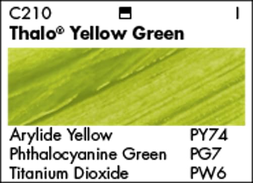 Grumbacher Academy Acrylic Paint, Gloss, 90ml/3 oz Metal Tube, Thalo Yellow Green - color: Thalo Yellow Green, size: 3 Fl Oz (Pack of 1)