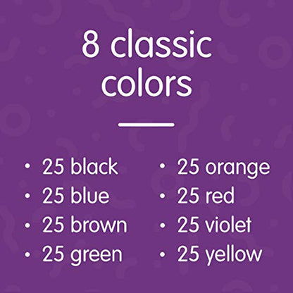 Colorations Chubby Crayons for Kids, 200 Count - Rainbow - Classroom Supplies - 2.68" L by .56" Dia Each - Toddlers, Bulk, Washable, Non-Toxic, Jumbo (Pack of 2) - size: 200 Count (Pack of 2), style: Chubby Crayons - 200ct