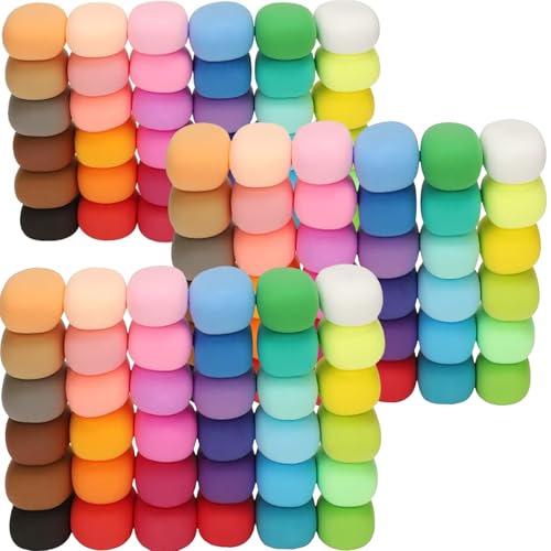 Air Dry Clay, 108 Packs Colored Foam Clay, Molding Clay, Crafting Clay, Moldable Foam Clay Super Light Weight Air Dry Clay Perfect Clay for Arts Crafts - color: 36 Colors-108 Packs