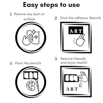 2 Inch Letter Stencils Numbers Templates 315 Adhesive Stencils for Painting, Glass Etching & Wood Burning Sticker Stencil Letters Numbers for DIY Crafts, Fabric, Mailbox, Art Projects, etc (StarStik) - style: 2 inch STARSTIK