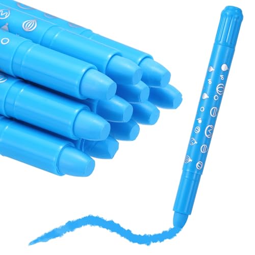 MECCANIXITY Twist Crayons, Twist Crayons Gel Watercolor Set Washable Silky Smooth for Arts Drawing DIY Craft Project Coloring Supplies Gift(Sky Blue, Pack of 11) - color: Sky Blue