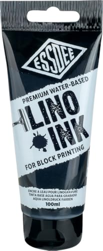 Essdee Premium Quality Block Printing Ink (Black 100 ml) - color: Black