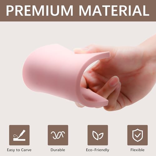 3Pcs 4x6 Inch Soft Linoleum Blocks, Premium Rubber Linocut Carving Blocks Ideal for Stamp Carving, Relief Printing and Various DIY Art Craft Creations - color: linocut block 4x6x0.2in-3pcs